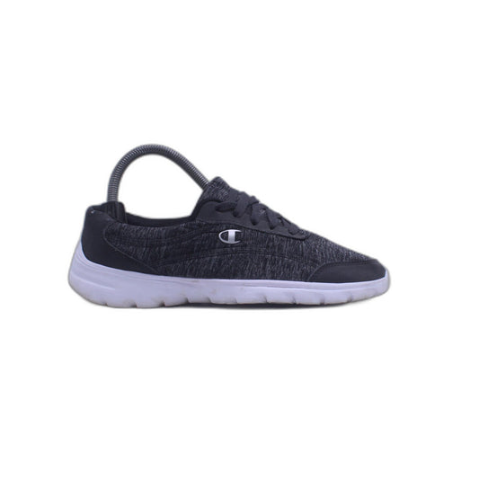 Champion Women's Ramp Grey Black Jersey Lace-Up Sneaker