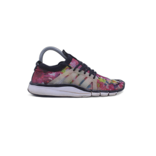 Adidas Neo Womens CLOUDFOAM SUPER FLEX Pink Mesh Lace Up Trainers