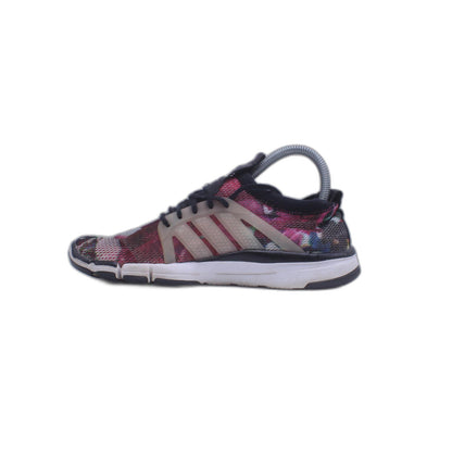 Adidas Neo Womens CLOUDFOAM SUPER FLEX Pink Mesh Lace Up Trainers