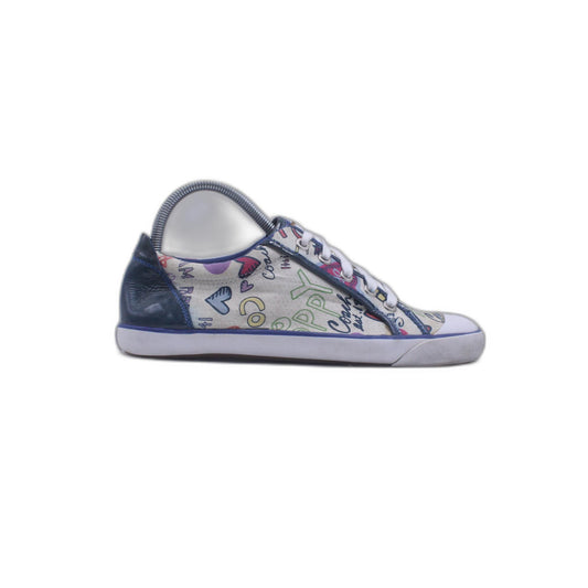 Coach Barrett Poppy Multicolor Lace Up Shoe
