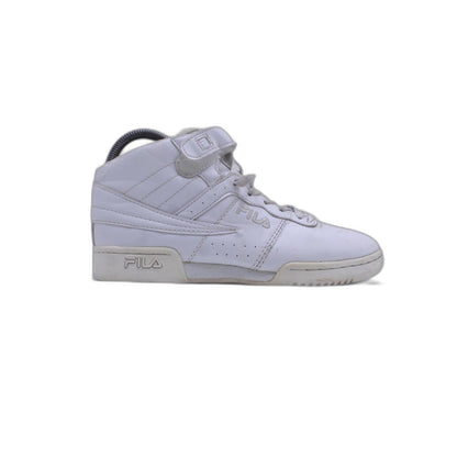 Fila F-14 Lifted High-Top Triple White Sneaker