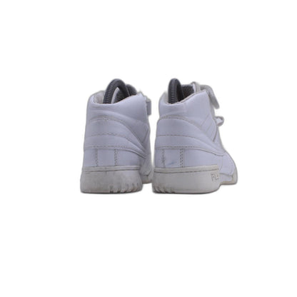 Fila F-14 Lifted High-Top Triple White Sneaker