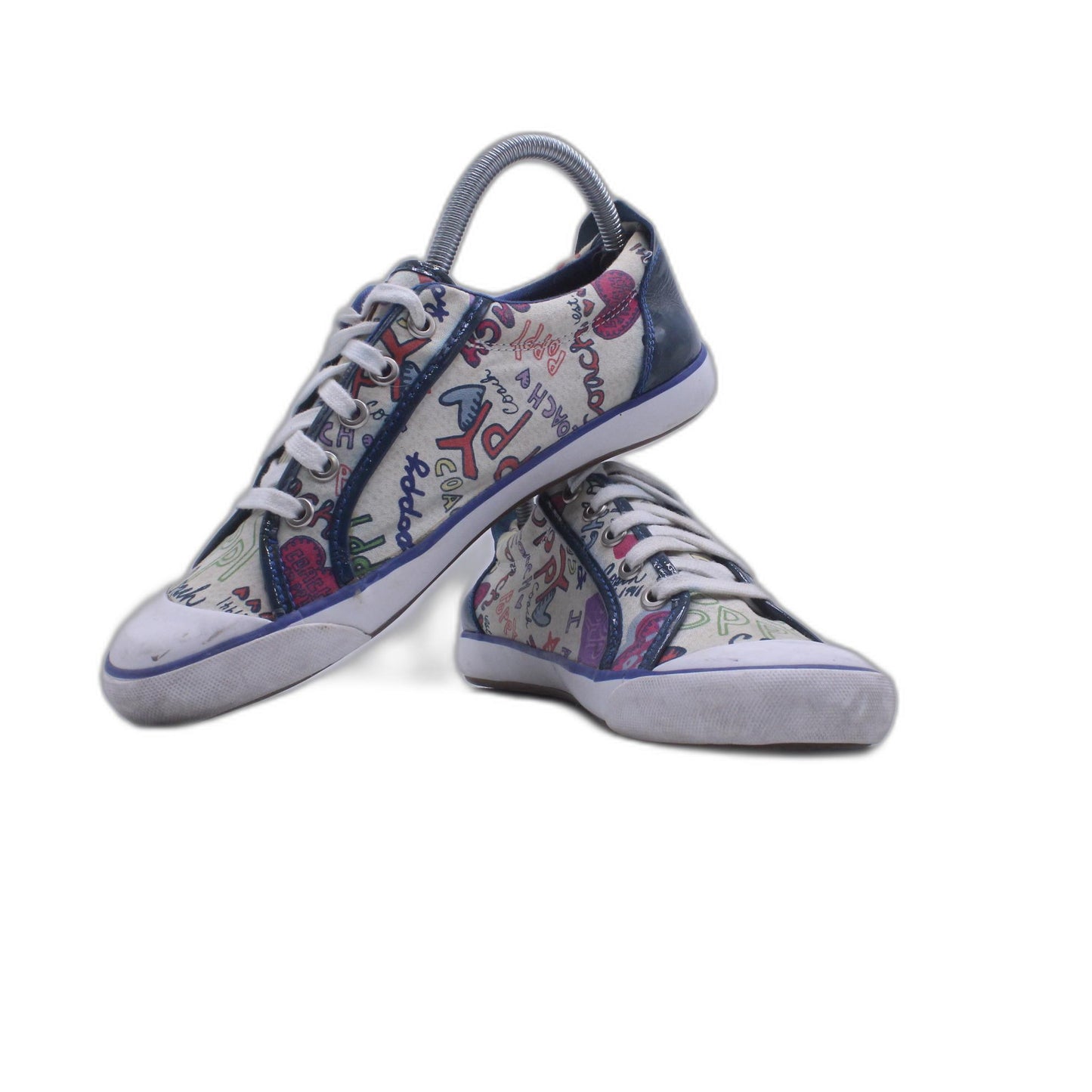 Coach Barrett Poppy Multicolor Lace Up Shoe