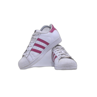 Adidas Superstar Shoes Cloud White/Pink/