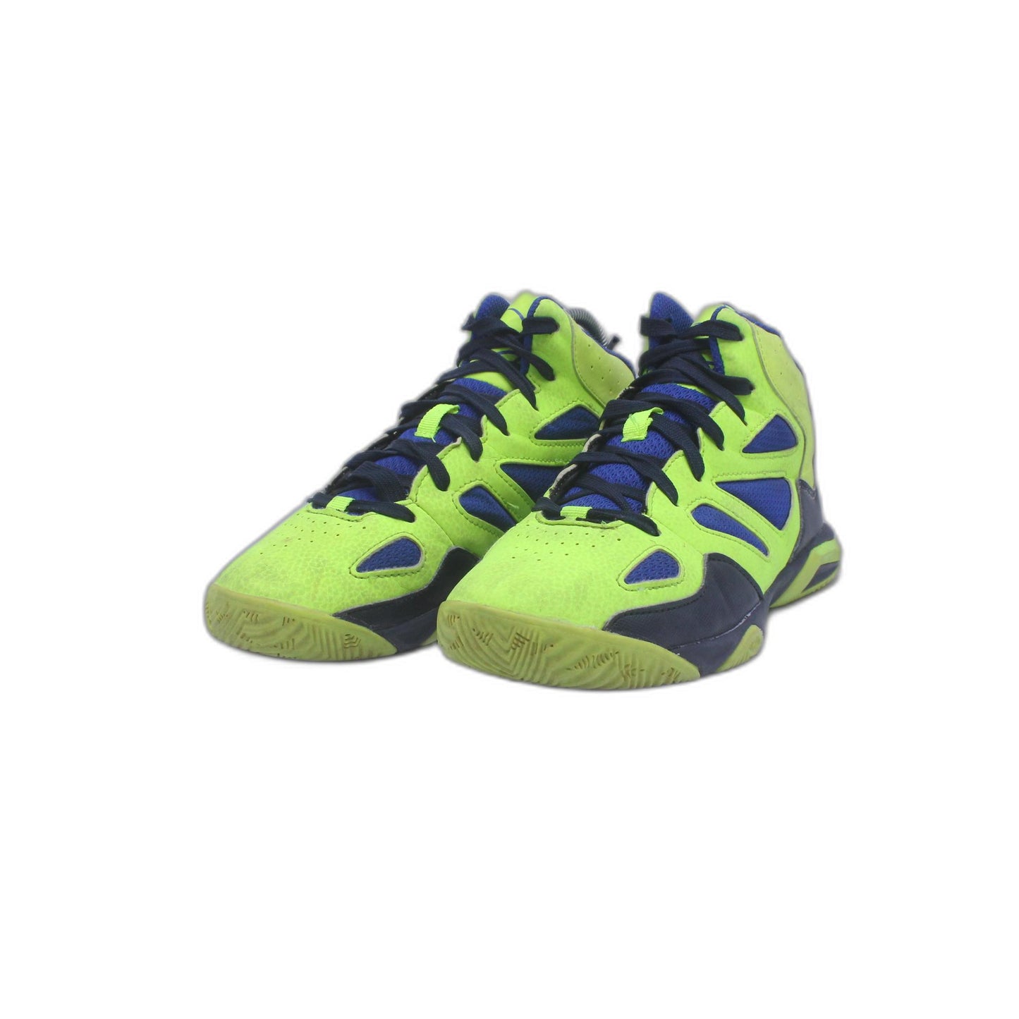 Reebok DMX Series 1600 White Neon Lime Cobalt Men Running Shoes CN5805
