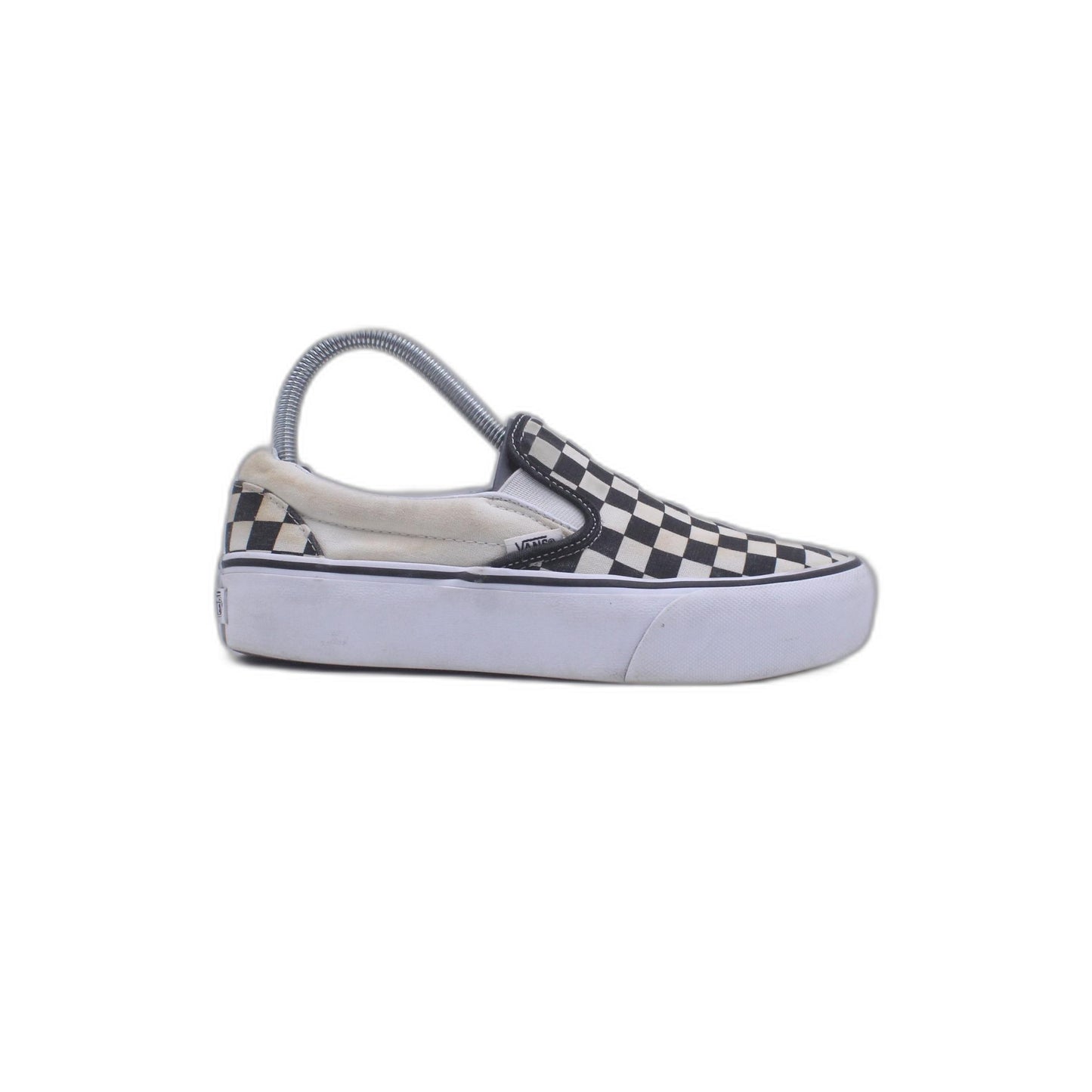 Vans Slip Ons Black White Checkered Shoe