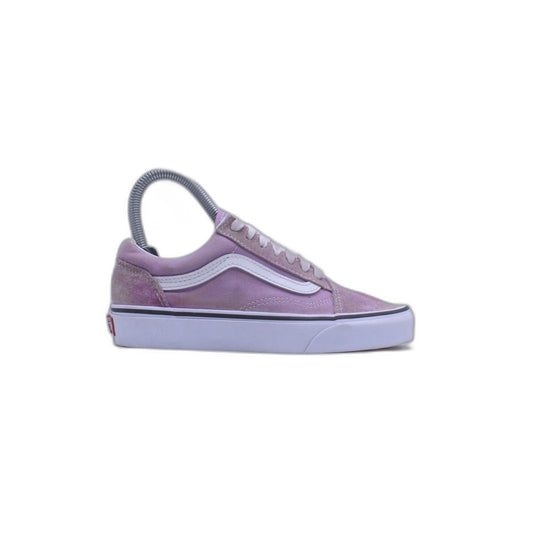 Vans Women's Old Skool Canvas Suede Sea Fog Purple True Shoe