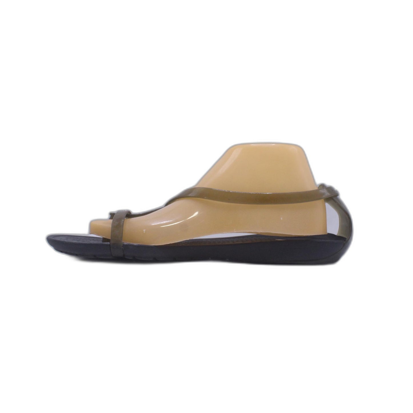 Crocs Isaballe Gladiator Jelly Strappy Sandals Studded Brown/Black