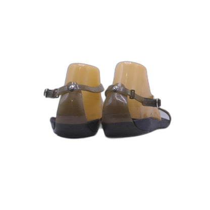 Crocs Isaballe Gladiator Jelly Strappy Sandals Studded Brown/Black