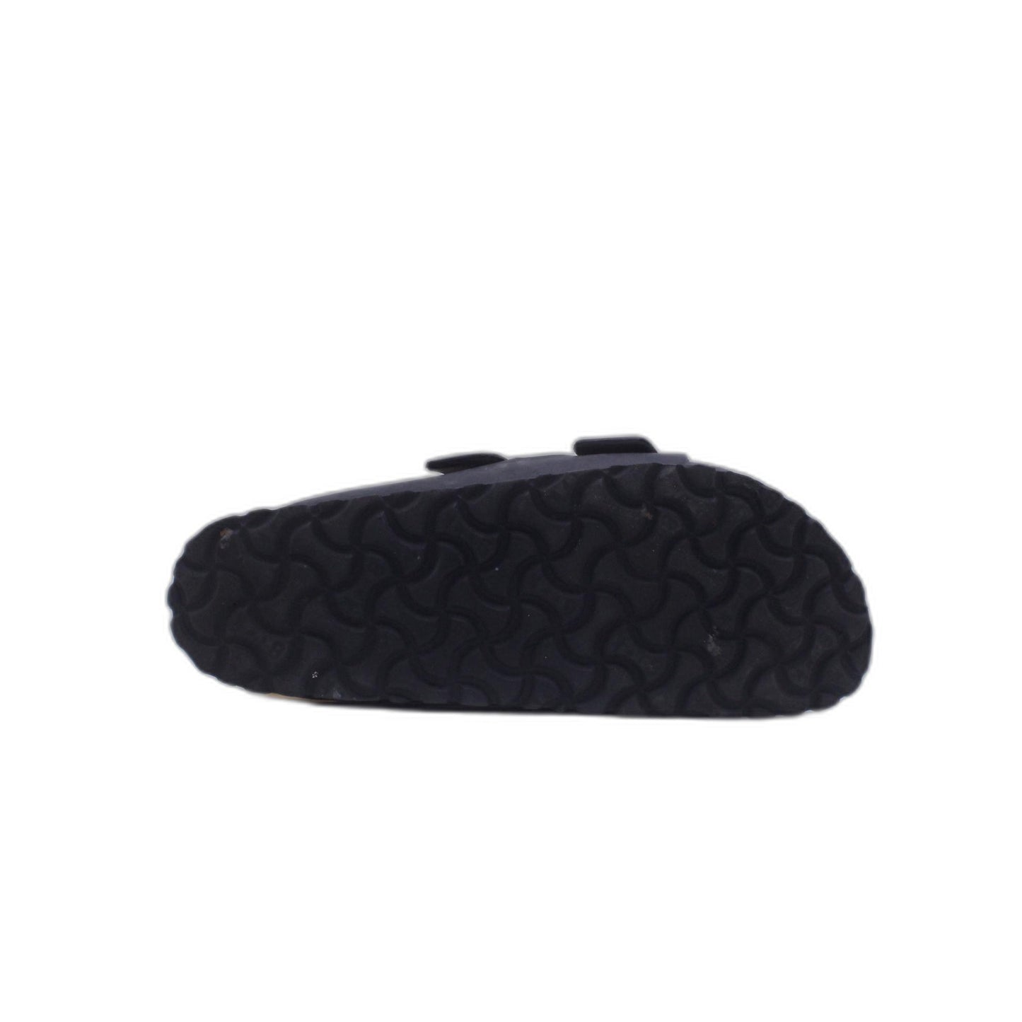 Joe N Joyce Sandals Slip On Strap Slide Black Leather Open Toe Flats