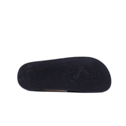 CALVIN KLEIN Burch Patos Platform Leather Slide