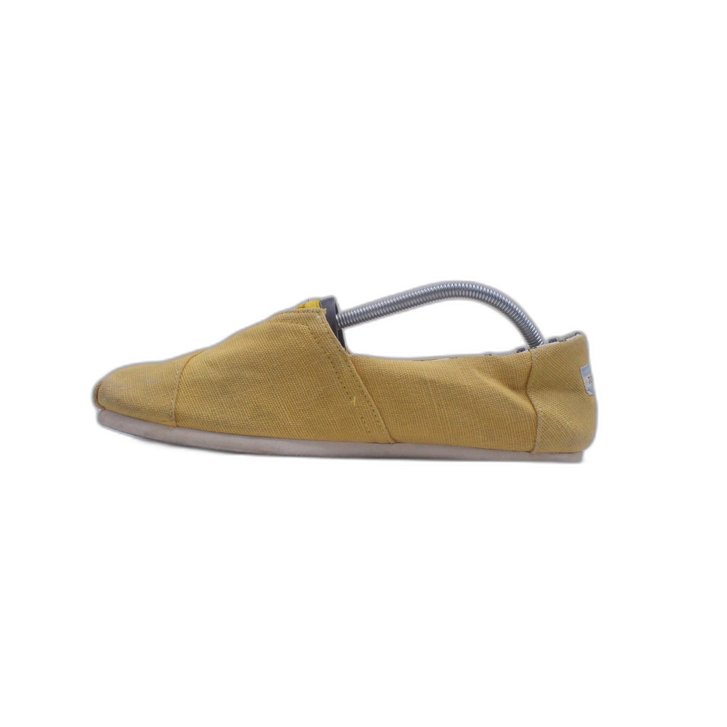 Toms Classic Heritage Slip On Flats Gold Fabric Comfort Shoe