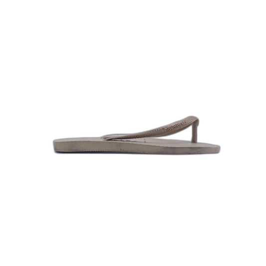 Havanas Flip Flops Gold/Tan Synthetic Women