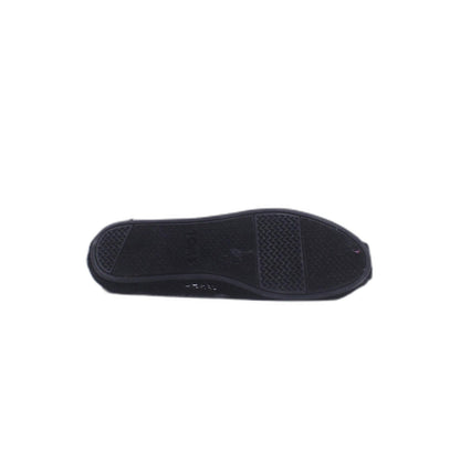 Toms Black Lace Slip On Shoe