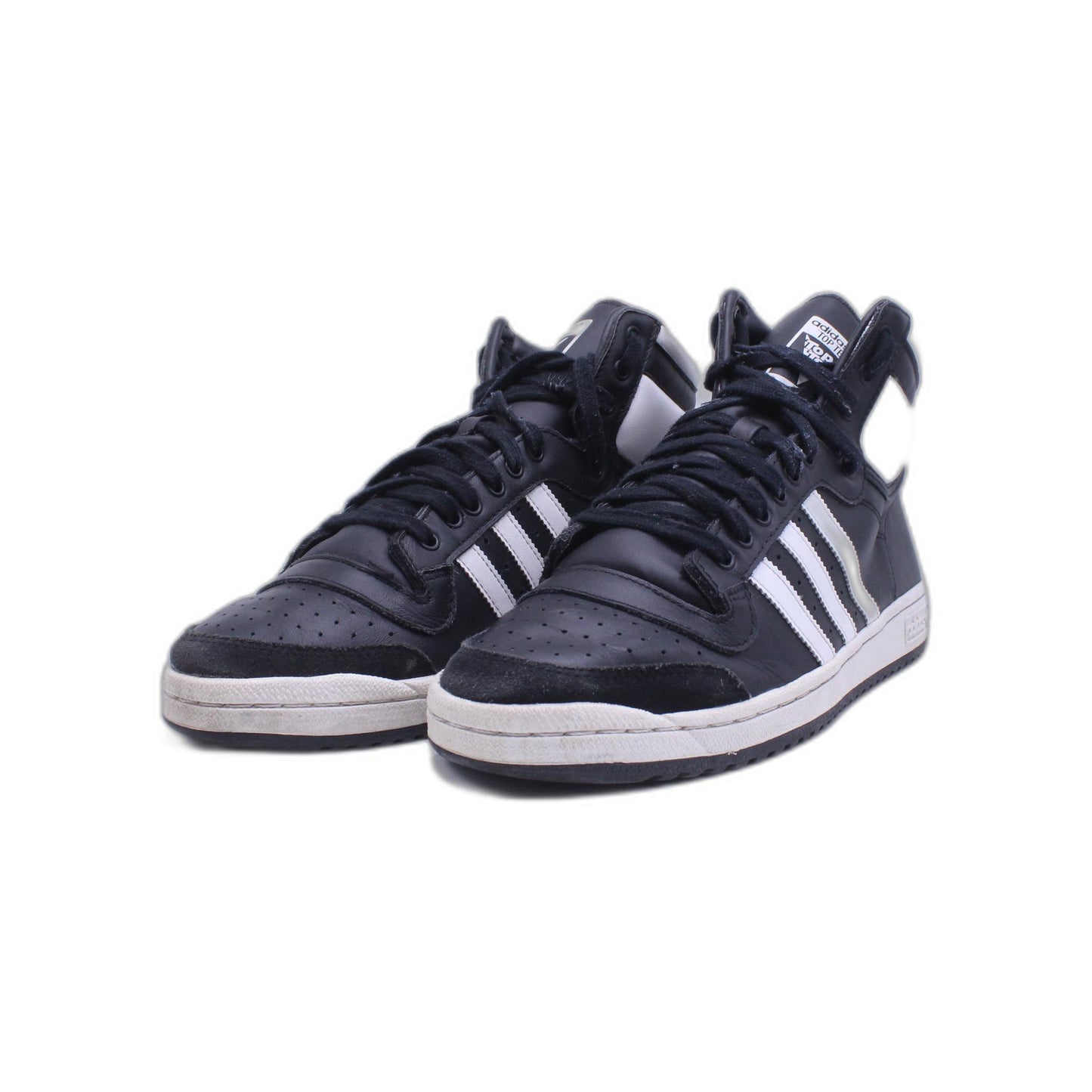 Adidas Originals Top Ten High Top Black Retro Basketball Shoes