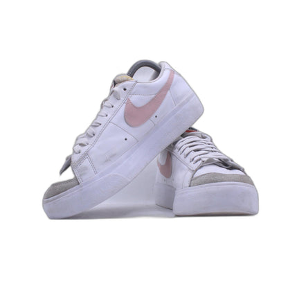 Nike Blazer Trainers Low Platform White Trainers Laces Sneaker