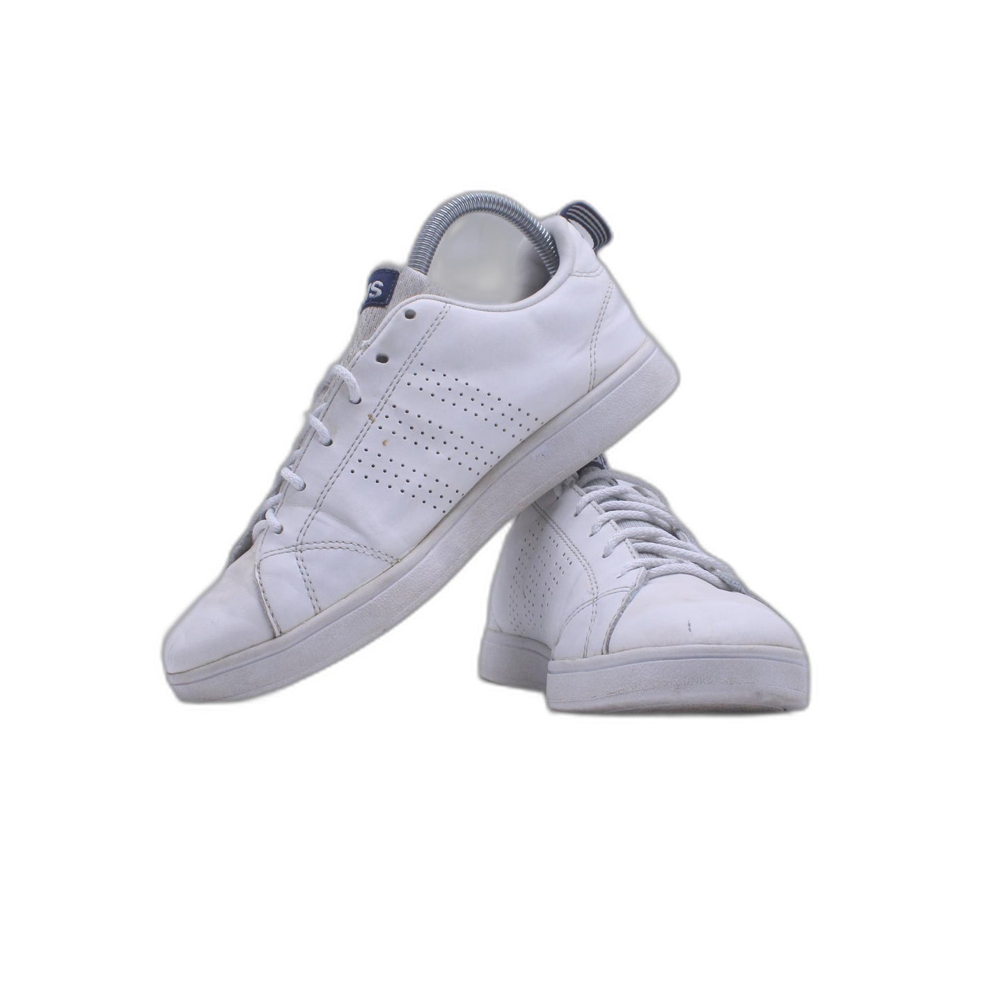 Adidas Mens Advantage Clean  White Casual Shoes Sneaker