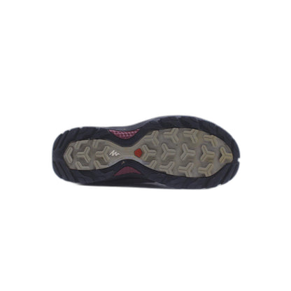 Quechua Decathlon Hiking Shoes Womens 8 Gray Pink