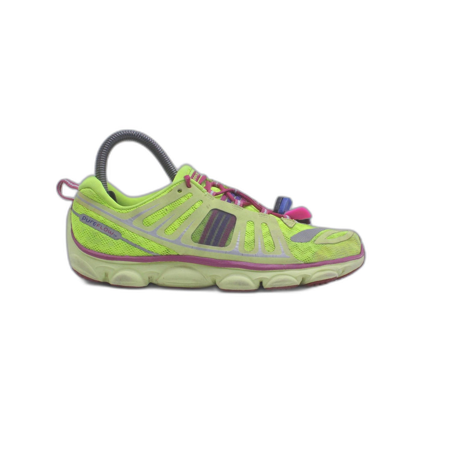 BROOKS Pure Flow P2 Fluorescent Yellow Athletic Sneaker
