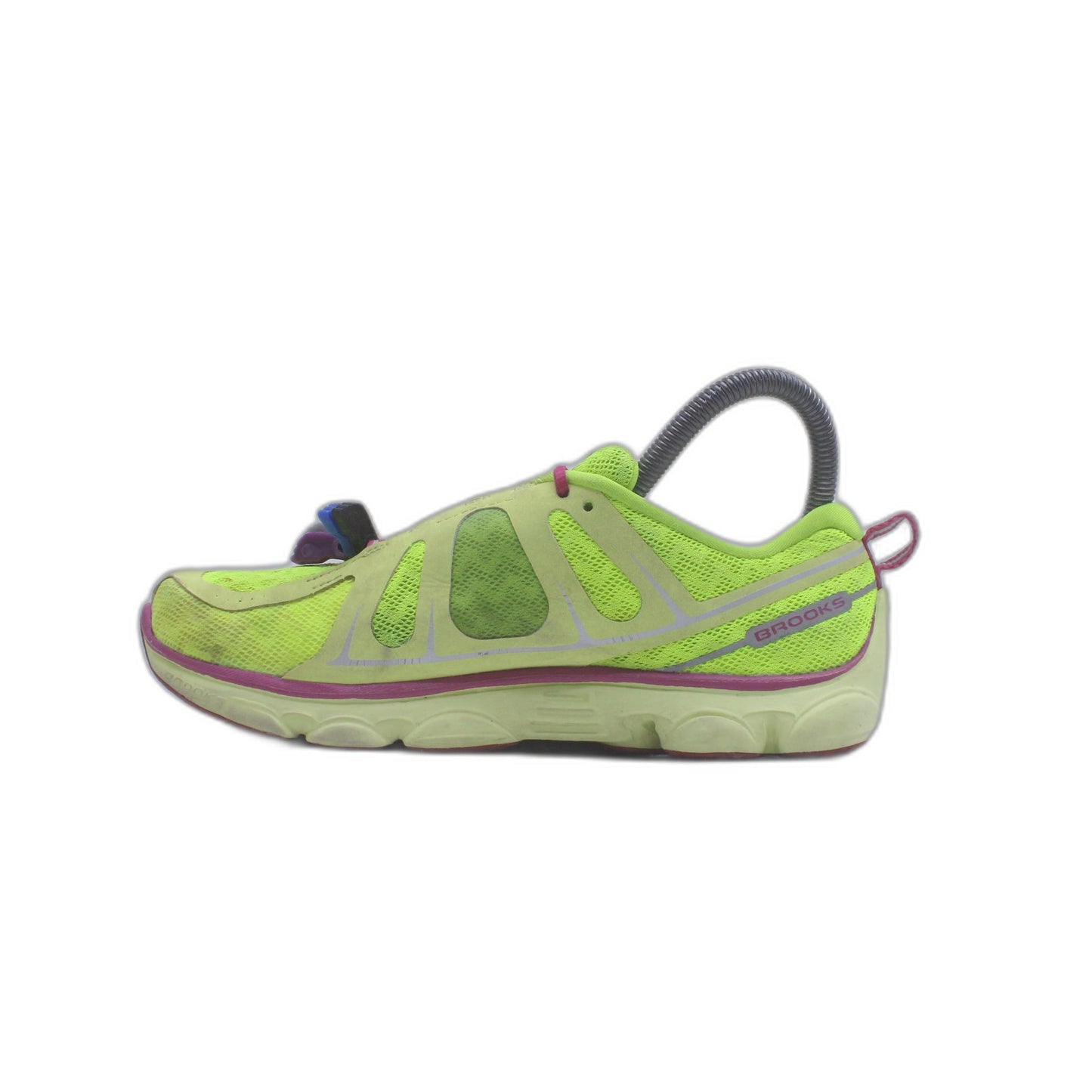 BROOKS Pure Flow P2 Fluorescent Yellow Athletic Sneaker