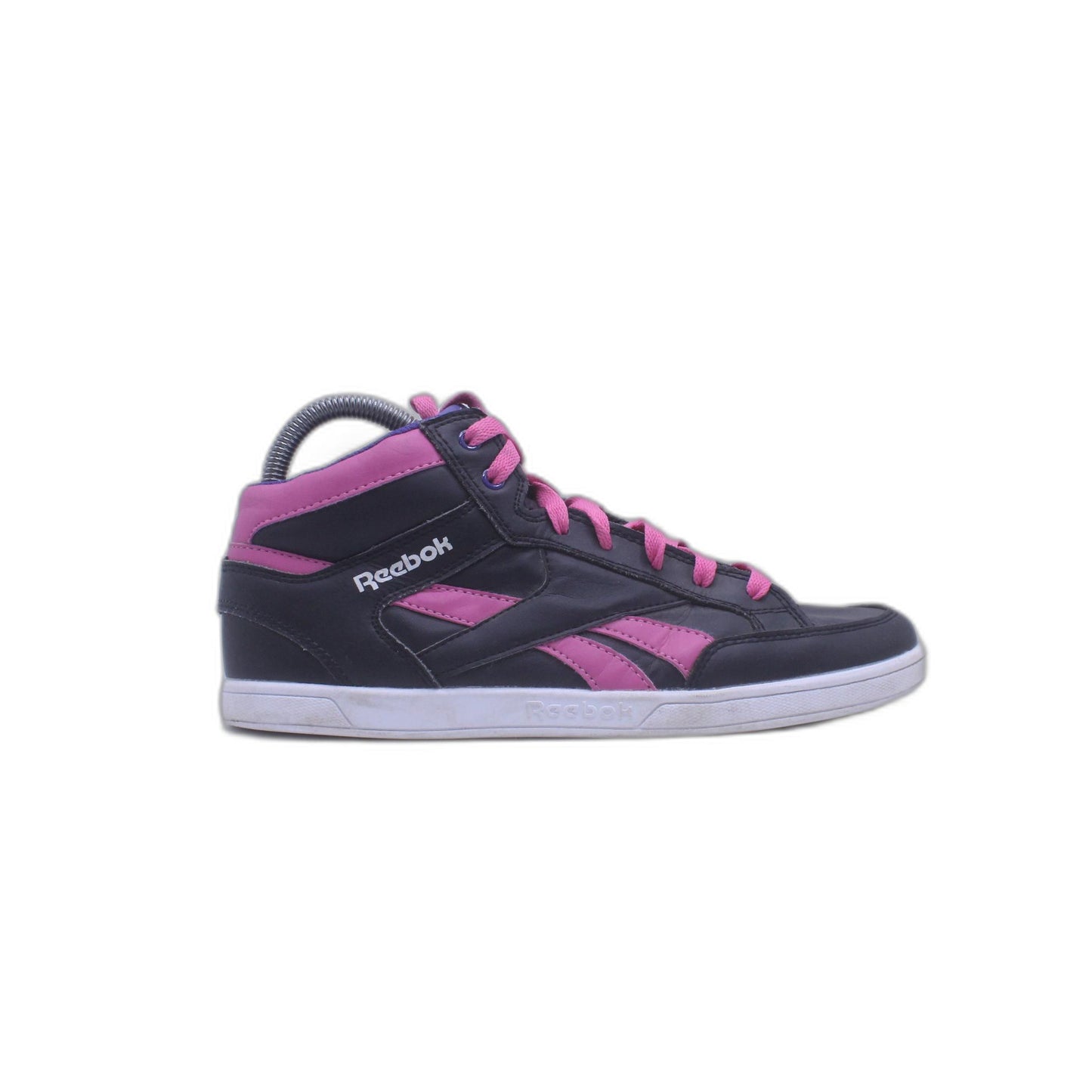 REEBOK Ortholite Royal Court Black Pink  Lace Basketball Shoes