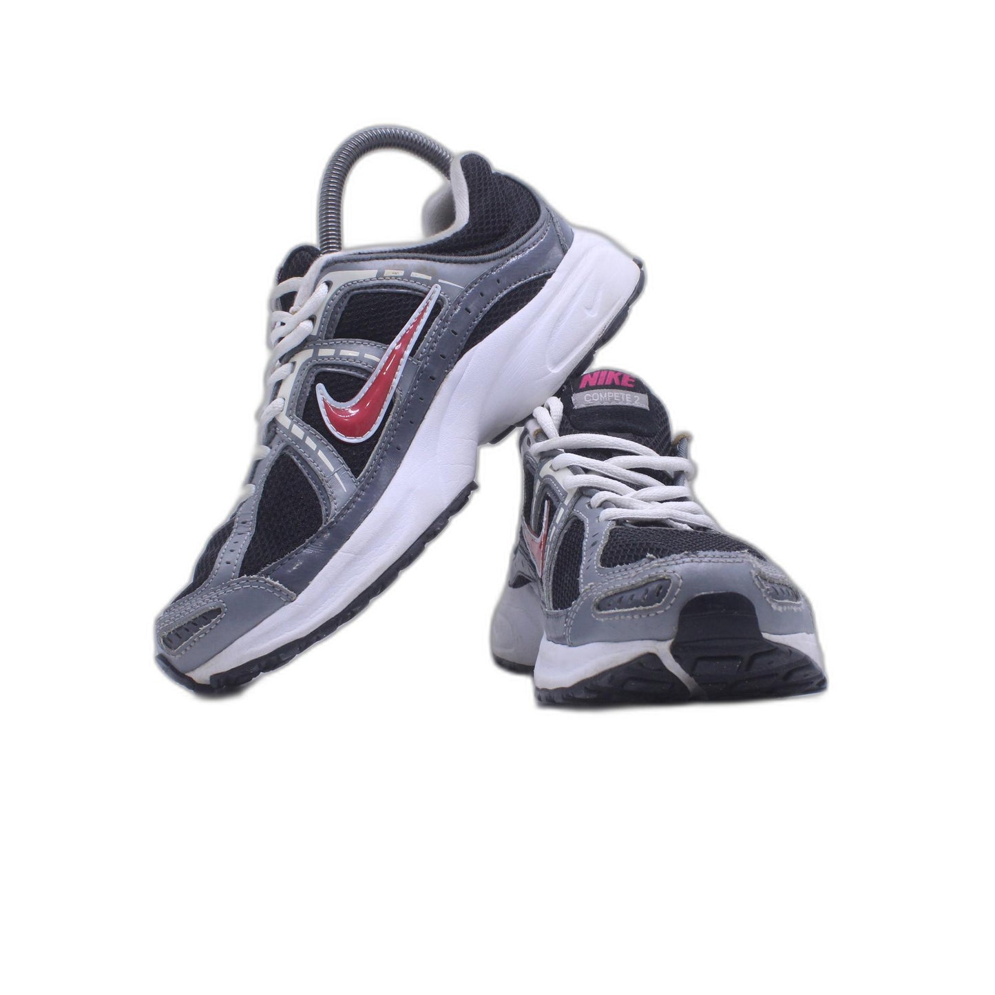 Nike Complete Black and gray with pink athletic shoes