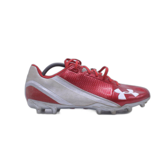 Under Armour UA Nitro Low MC White/Red Men's Football Cleats