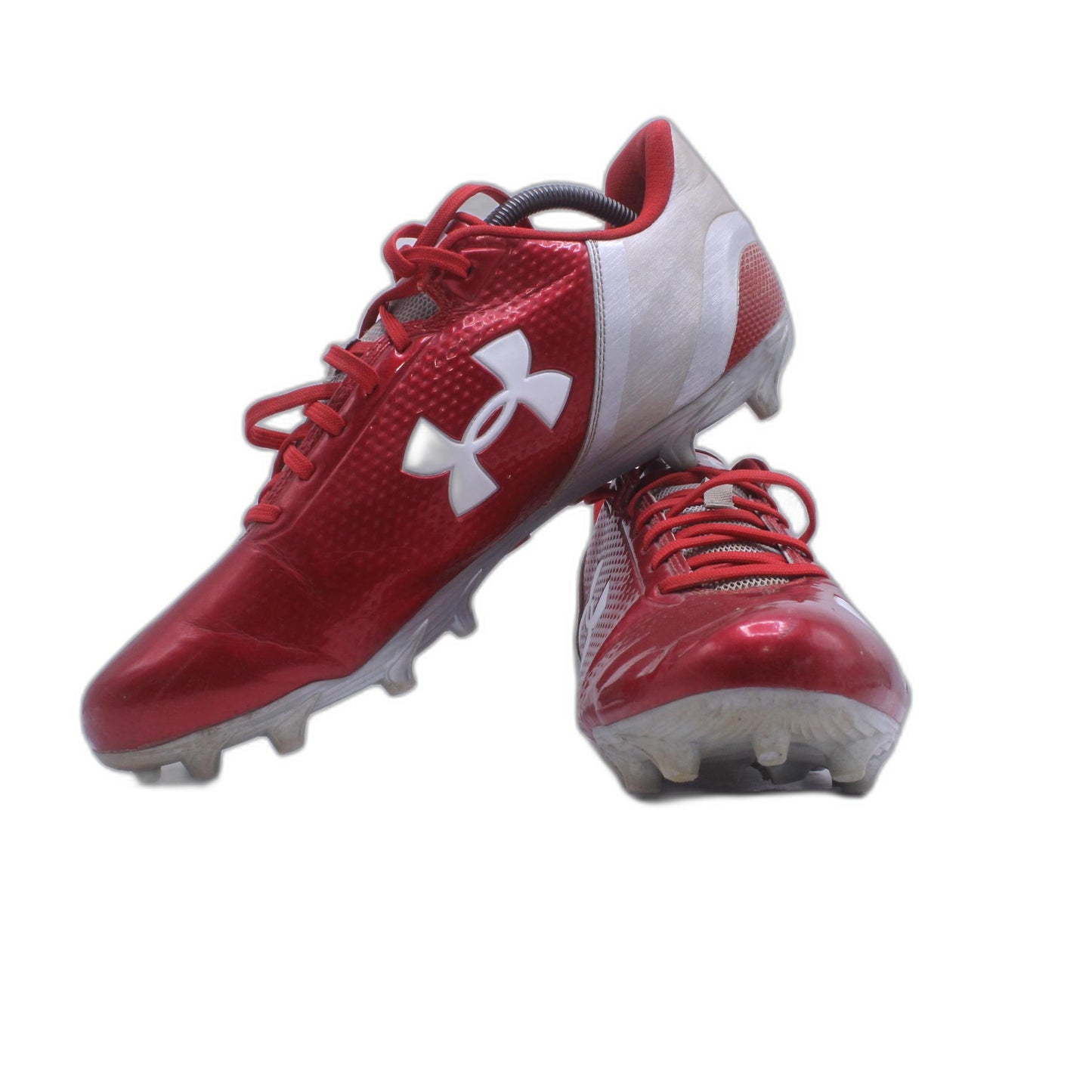 Under Armour UA Nitro Low MC White/Red Men's Football Cleats