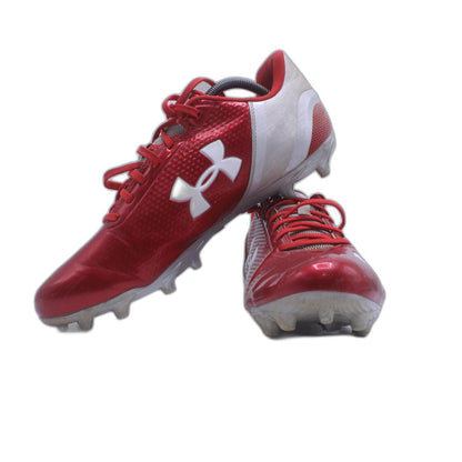 Under Armour UA Nitro Low MC White/Red Men's Football Cleats