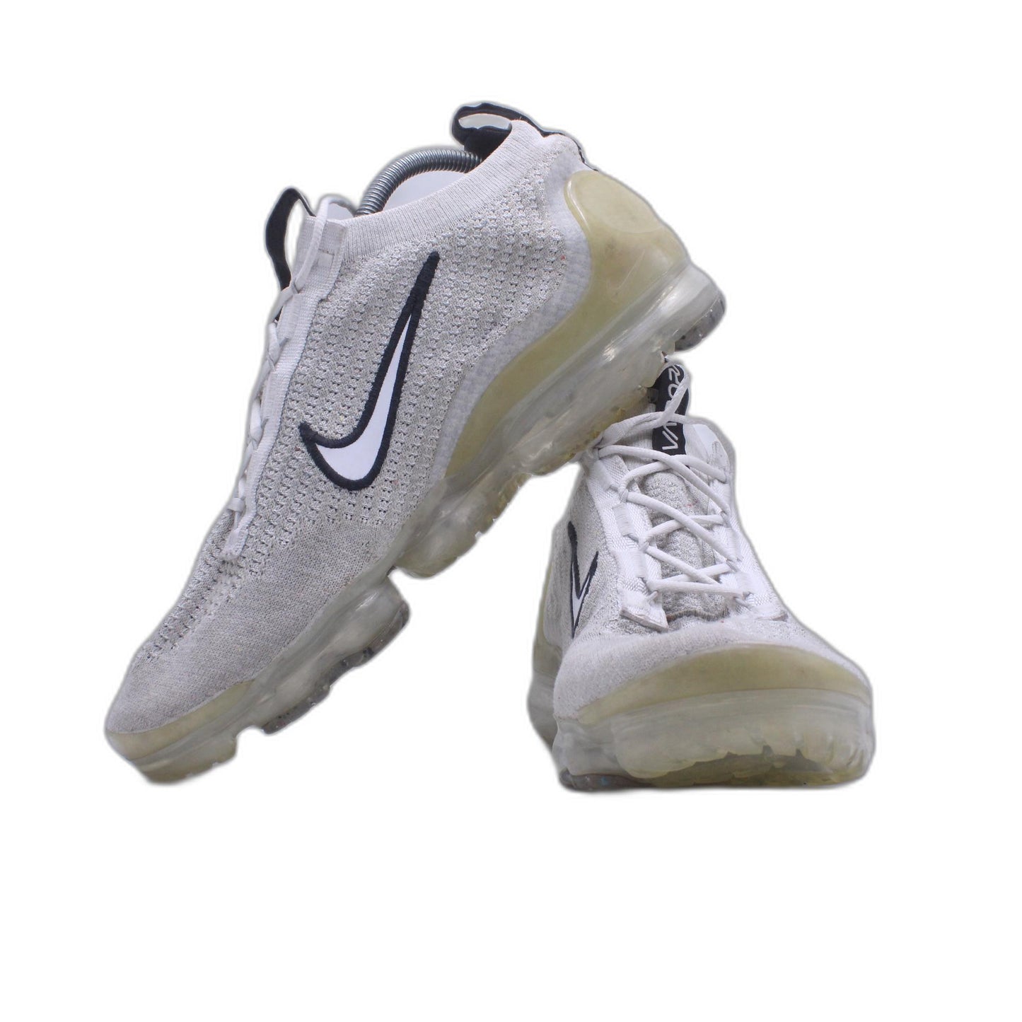 Nike Air VaporMax Flyknit 2021 Men's Running Shoes White Black