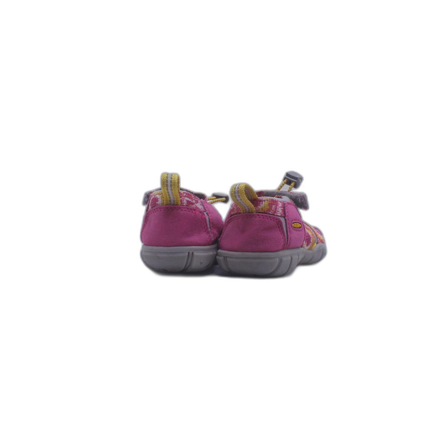 KEEN GIRLS SEACAMP II CNX SANDALS  PINK YELLOW TYE DYE WATER HIKING TRAIL