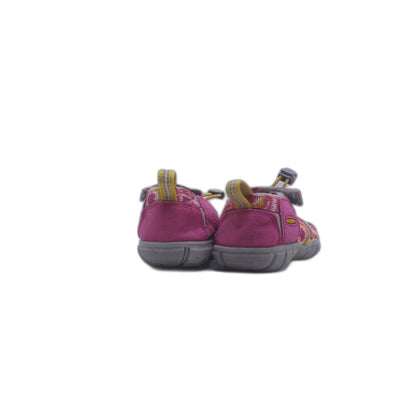 KEEN GIRLS SEACAMP II CNX SANDALS  PINK YELLOW TYE DYE WATER HIKING TRAIL
