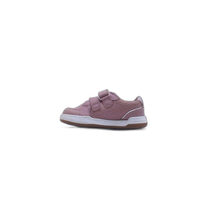 CLARKS “FAWN SOLO T” INFANTS GIRLS PINK LEATHER SHOE