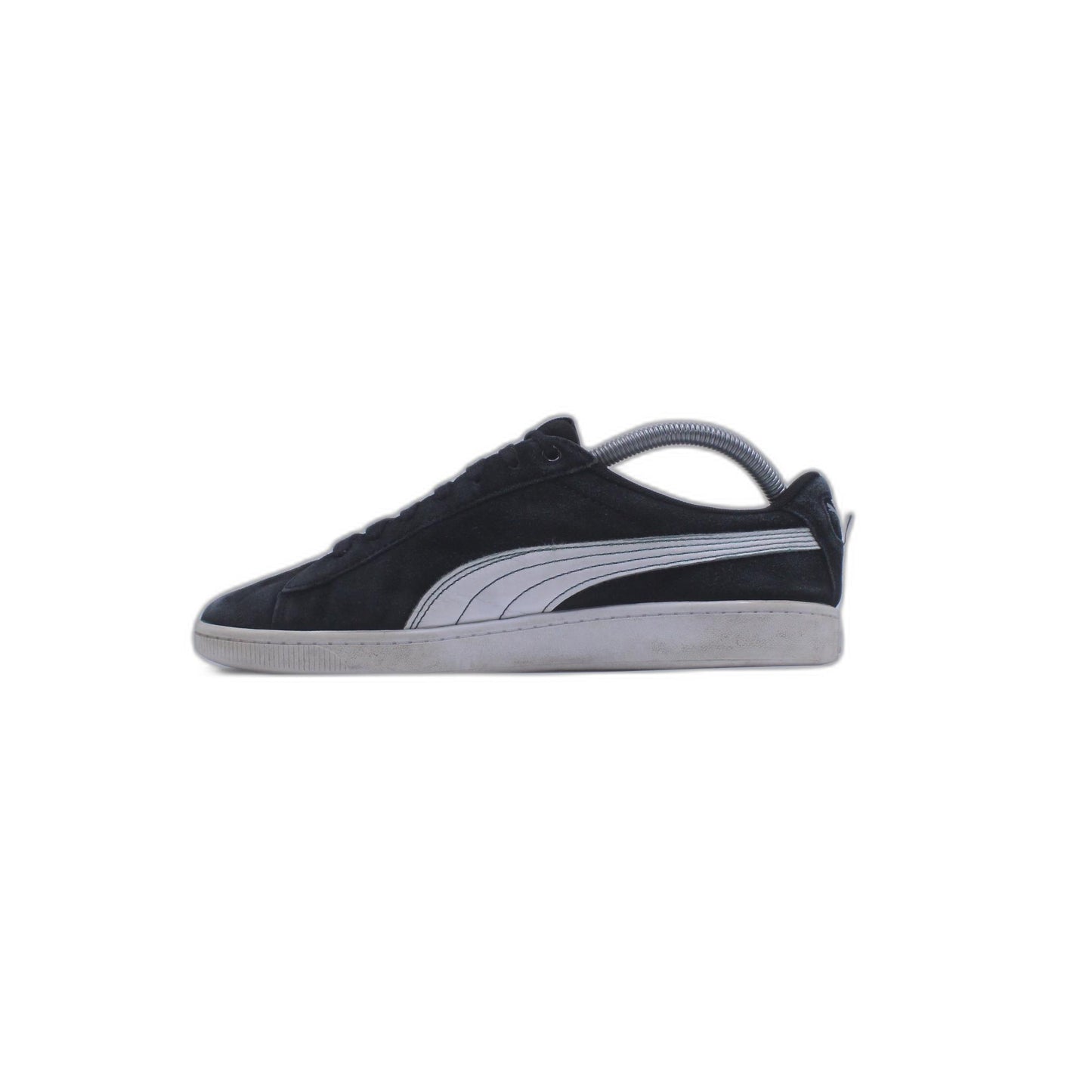 Puma Suede Black White Big Sean Leather Lace Up Mens Trainer