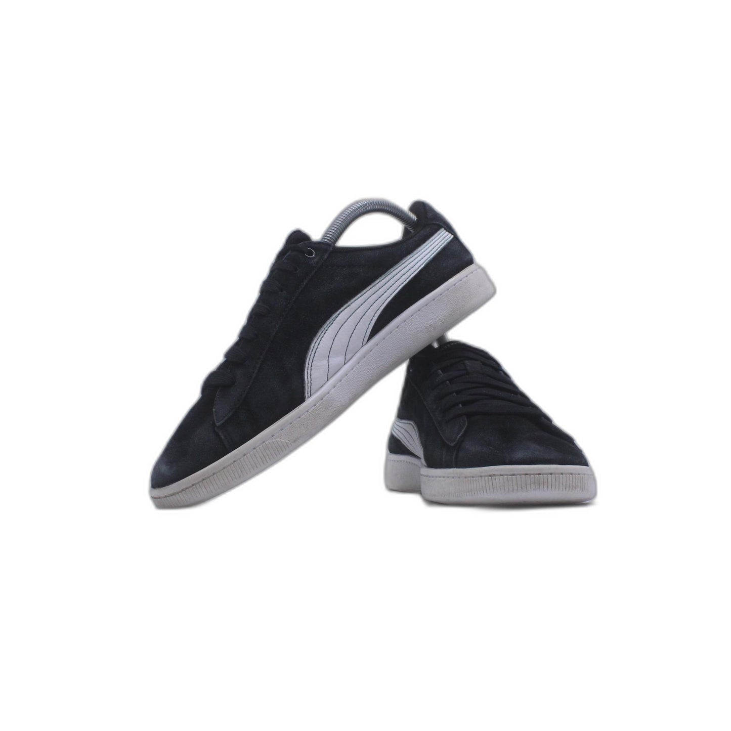 Puma Suede Black White Big Sean Leather Lace Up Mens Trainer