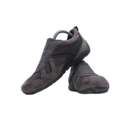 Geox SP Brown Leather Slip On Driving Loafer