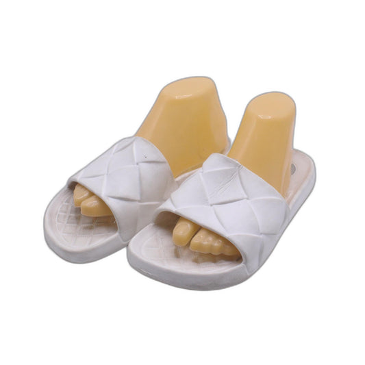 Steven Madden White Slide