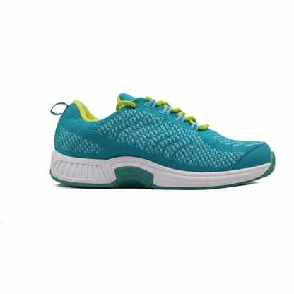 ORTHOFEET Coral Stretch Knit Turquoise