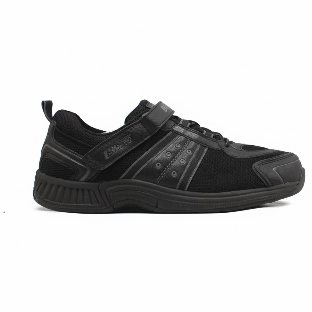 ORTHOFEET Monterey Bay Tie Less Black