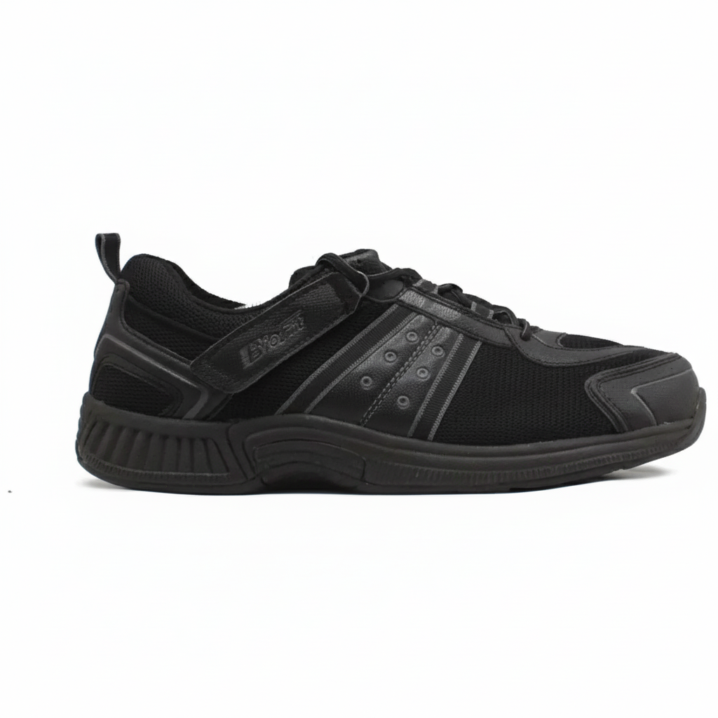 ORTHOFEET Monterey Bay Tie Less Black