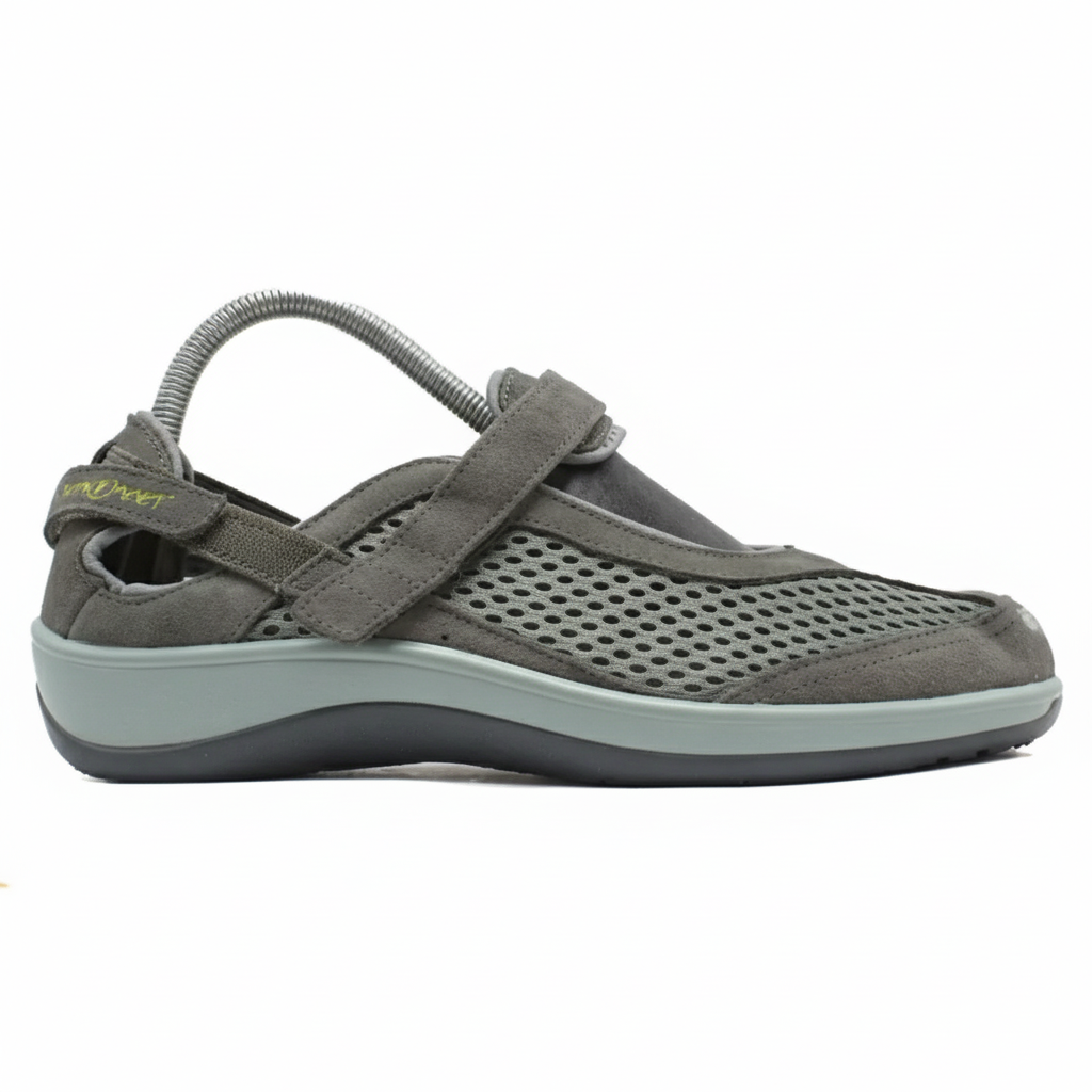 ORTHOFEET Sanibel Heel Strap - Olive Gray