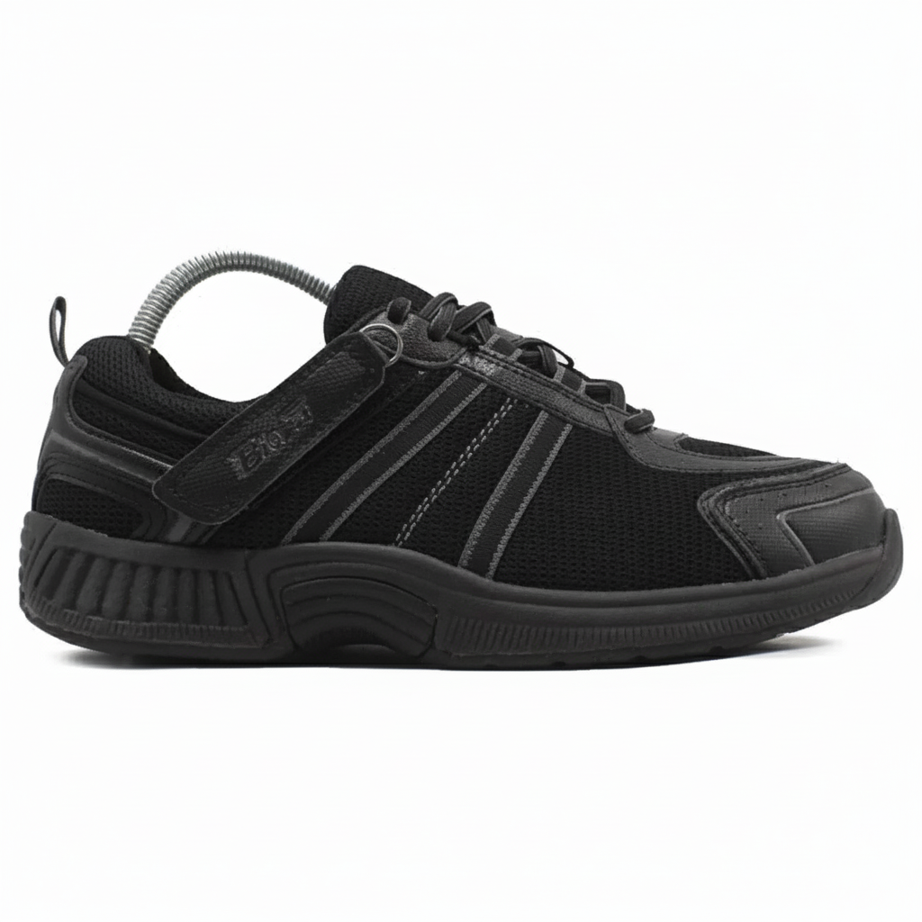 ORTHOFEET Tahoe Tie Less Black