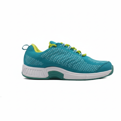 ORTHOFEET Coral Stretch Knit Turquoise