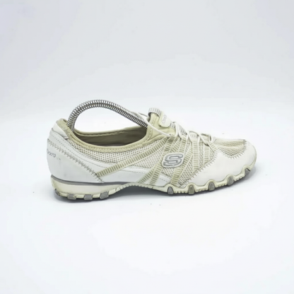 Skechers Gray Leather shimmer Sneaker