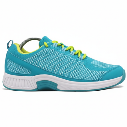 ORTHOFEET CORAL STRETCH KNIT TURQUOISE