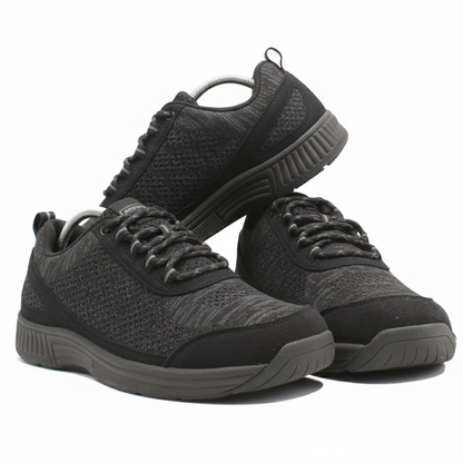 ORTHOFEET Coral No Tie Lace Black