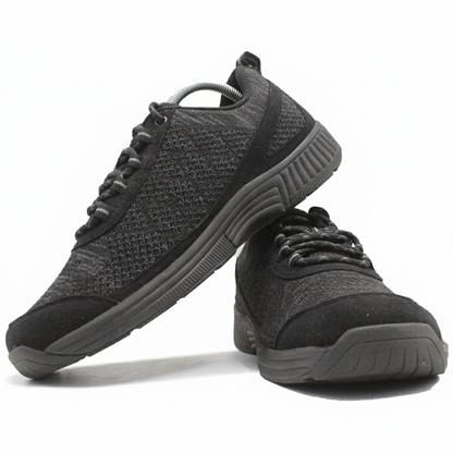 ORTHOFEET Coral No Tie Lace Black