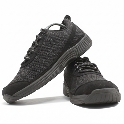 ORTHOFEET Coral No Tie Lace Black