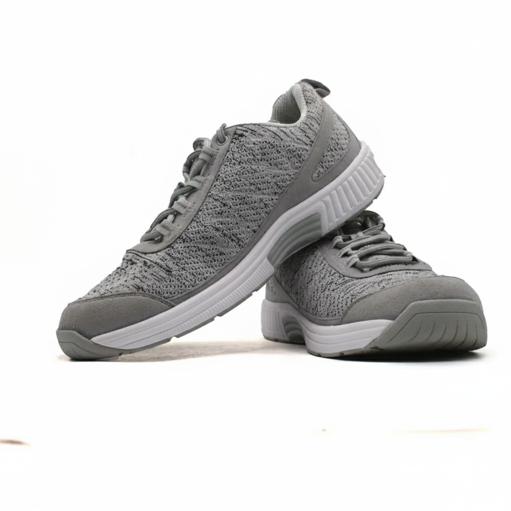 ORTHOFEET CORAL WOOL GRAY