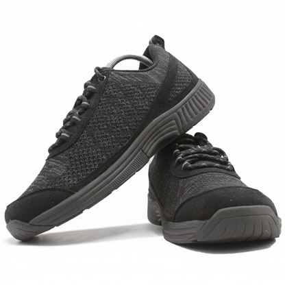 ORTHOFEET Coral No Tie Lace Black